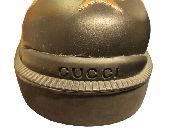 Gucci Leather Bee and Star Chelsea Boots